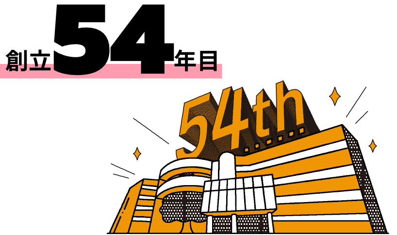 創立54年目